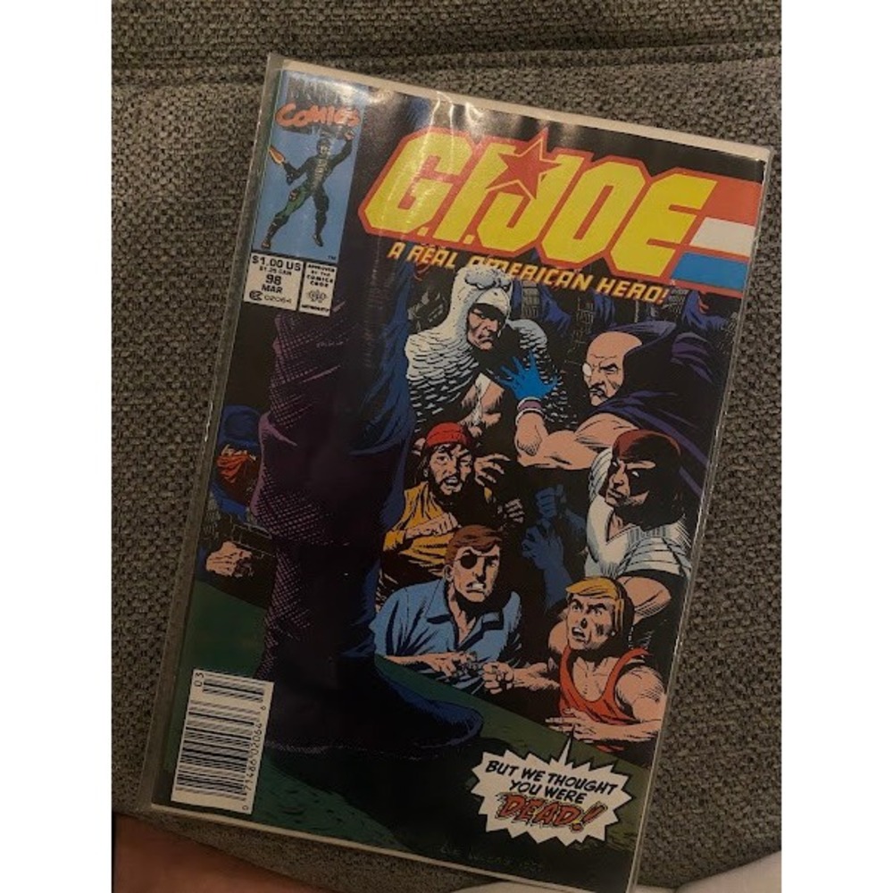 GI Joe A Real American Hero 98 Marvel Comics 1990 Copper Age Newsstand Edition
